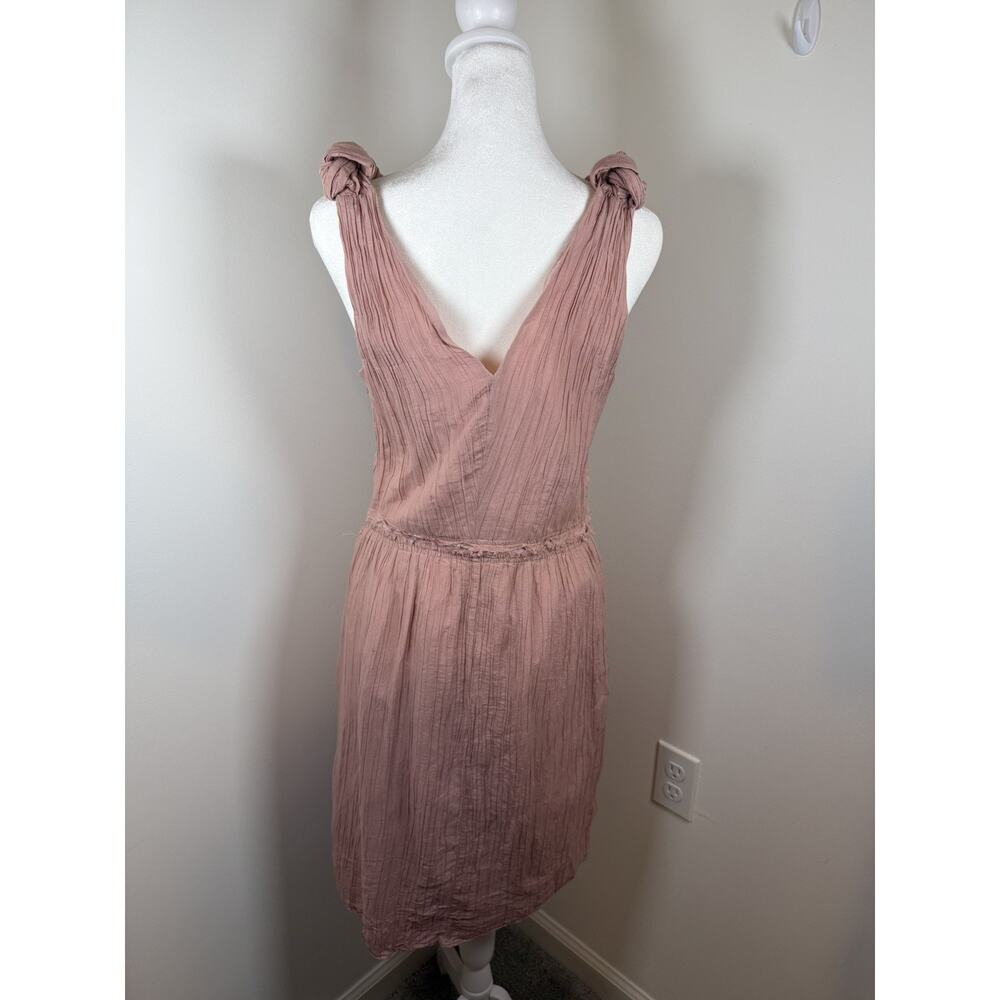 Banana Republic Dress A-Line V Neck Silk Blend Mini Gauzy Size 10 High Quality - Picture 2 of 10